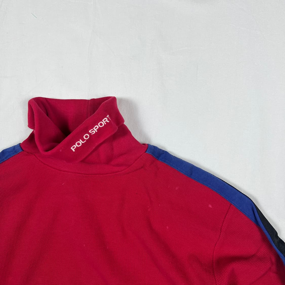 90‘s 폴로스포츠 polo sport 스펠아웃 아크틱 목폴라 긴팔티 상품이미지3