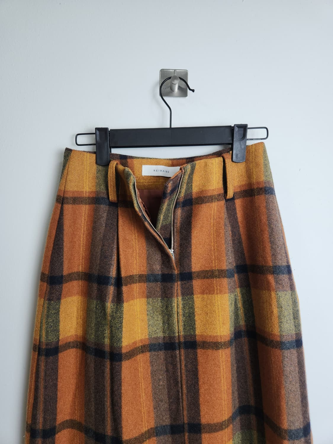 체크 핀턱 롱 스커트 상품이미지9