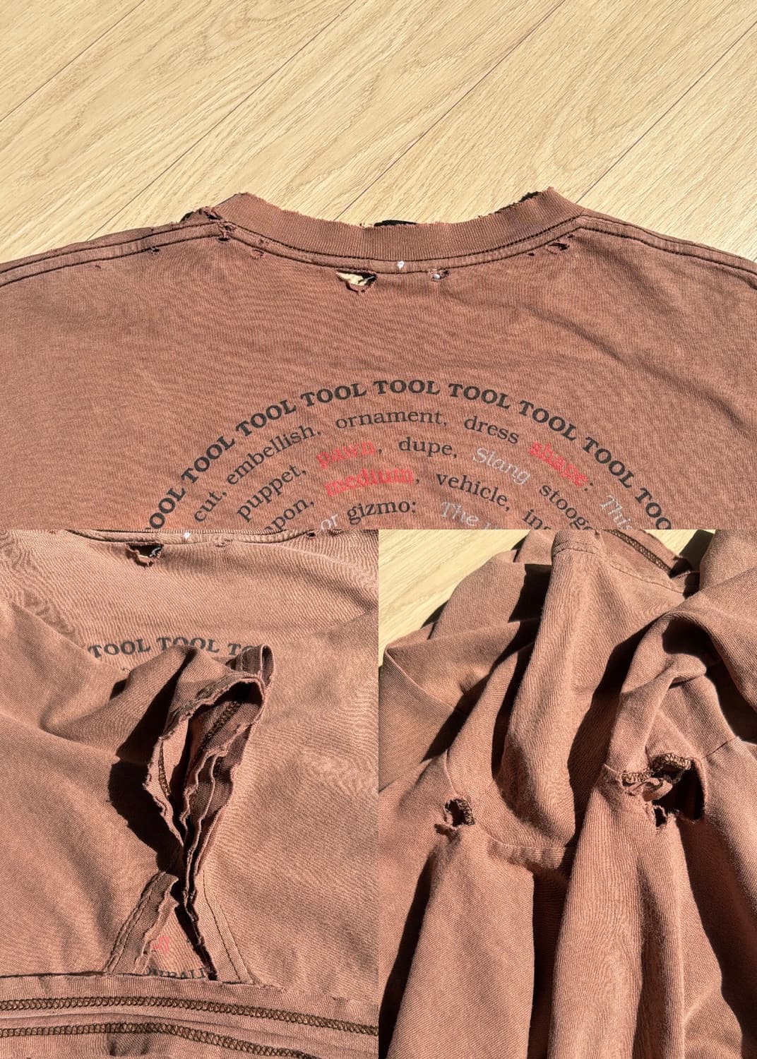 Tool 90s 툴 스파이럴 빈티지 티셔츠 상품이미지8