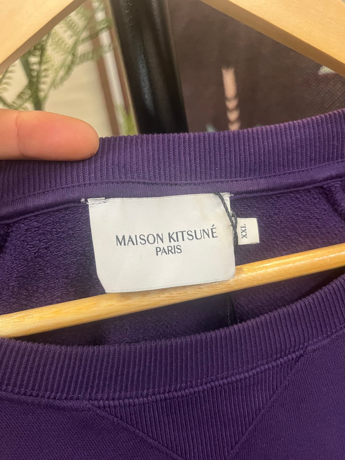 메종키츠네 폭스 헤드 패치 맨투맨 #csz763 상품이미지5