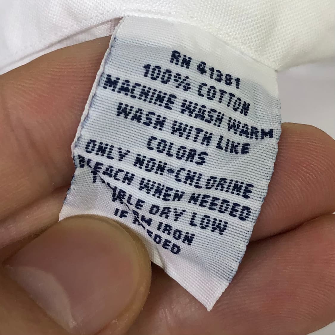 XL 폴로 화이트 셔츠 상품이미지4