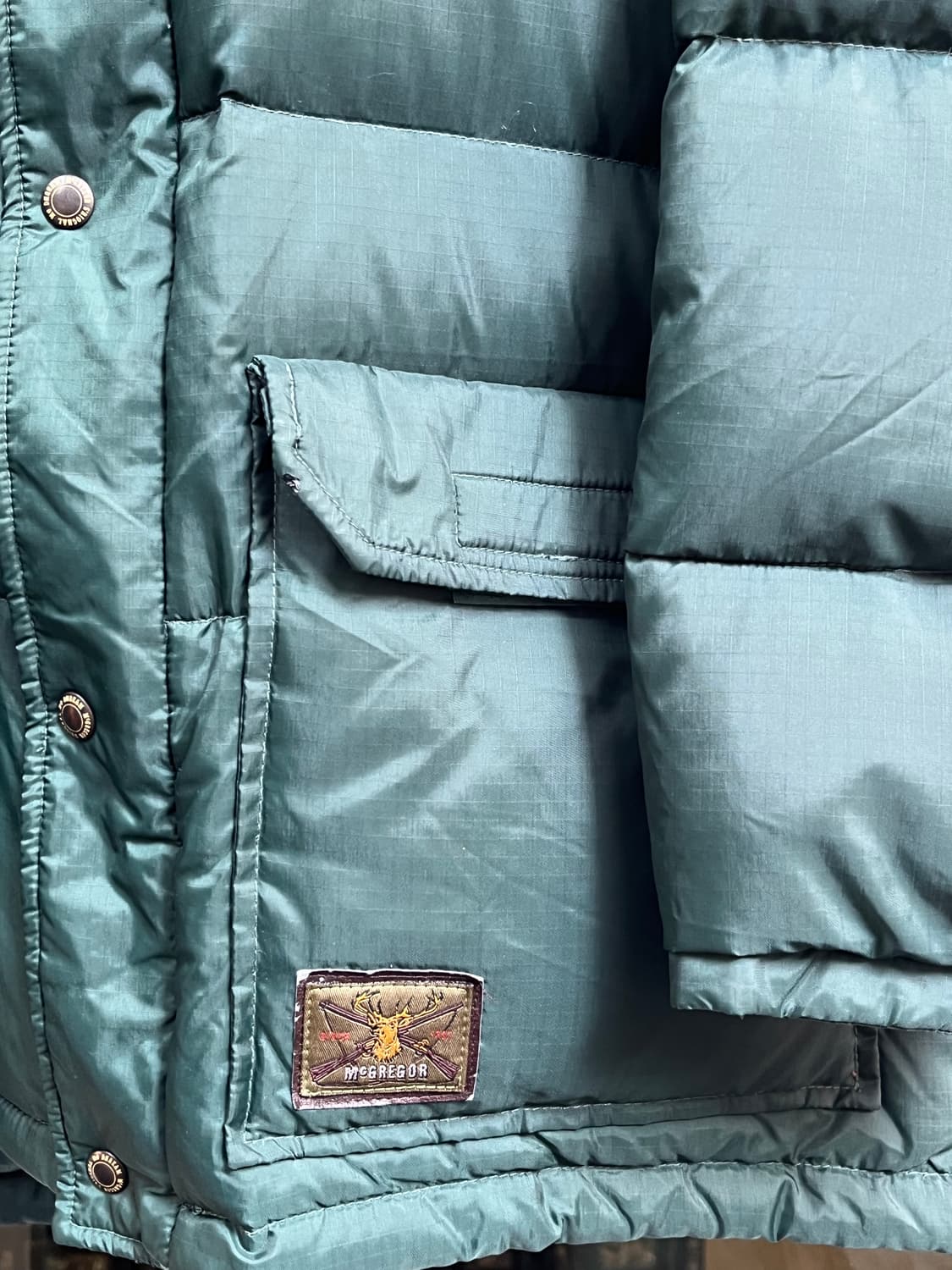 McGregor 맥그리거 그린 패딩 L 상품이미지4