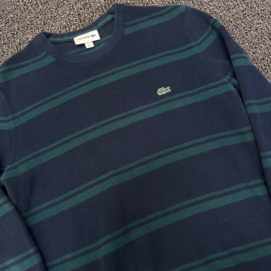라코스테 스트라이프 니트 S 상품이미지2