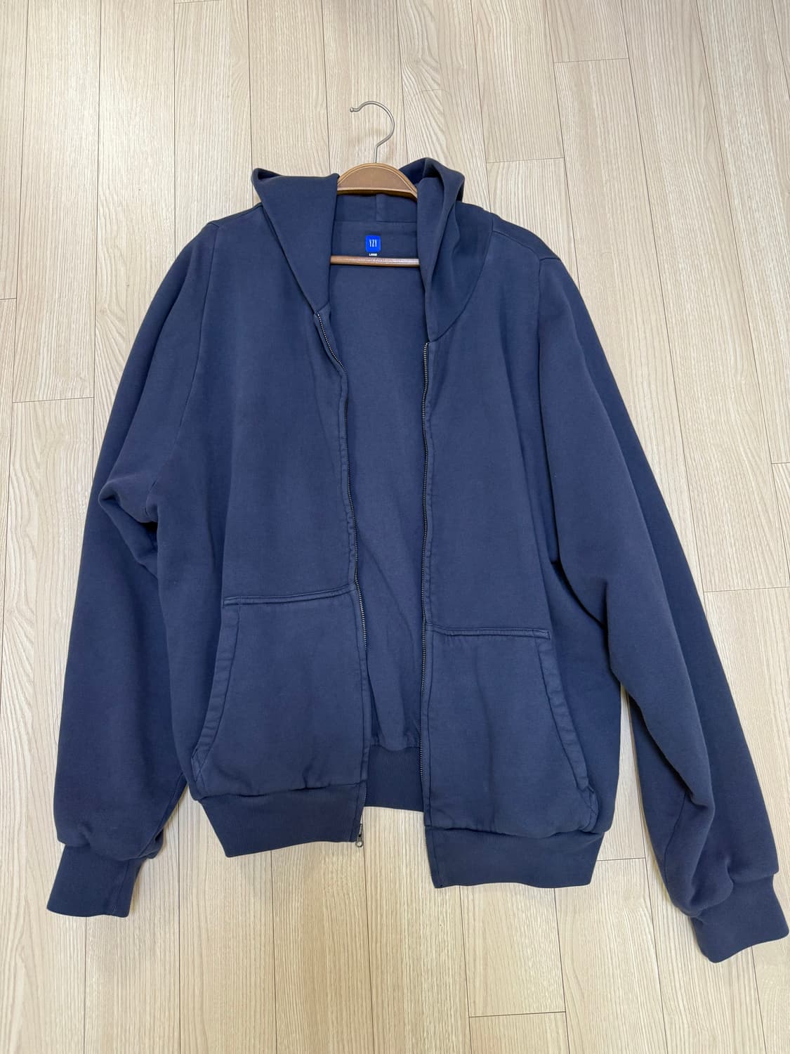 이지갭 후드집업 네이비 L 상품이미지1