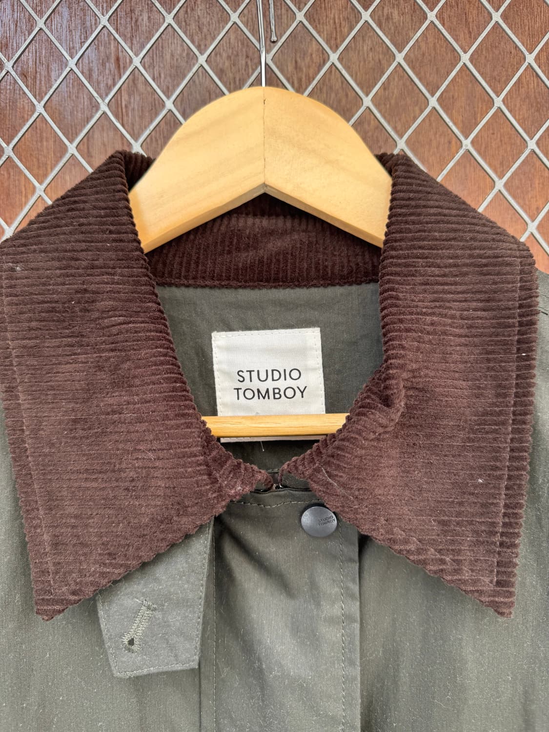 스튜디오톰보이 코듀로이 카라 오버핏 헌팅 자켓 F 상품이미지6