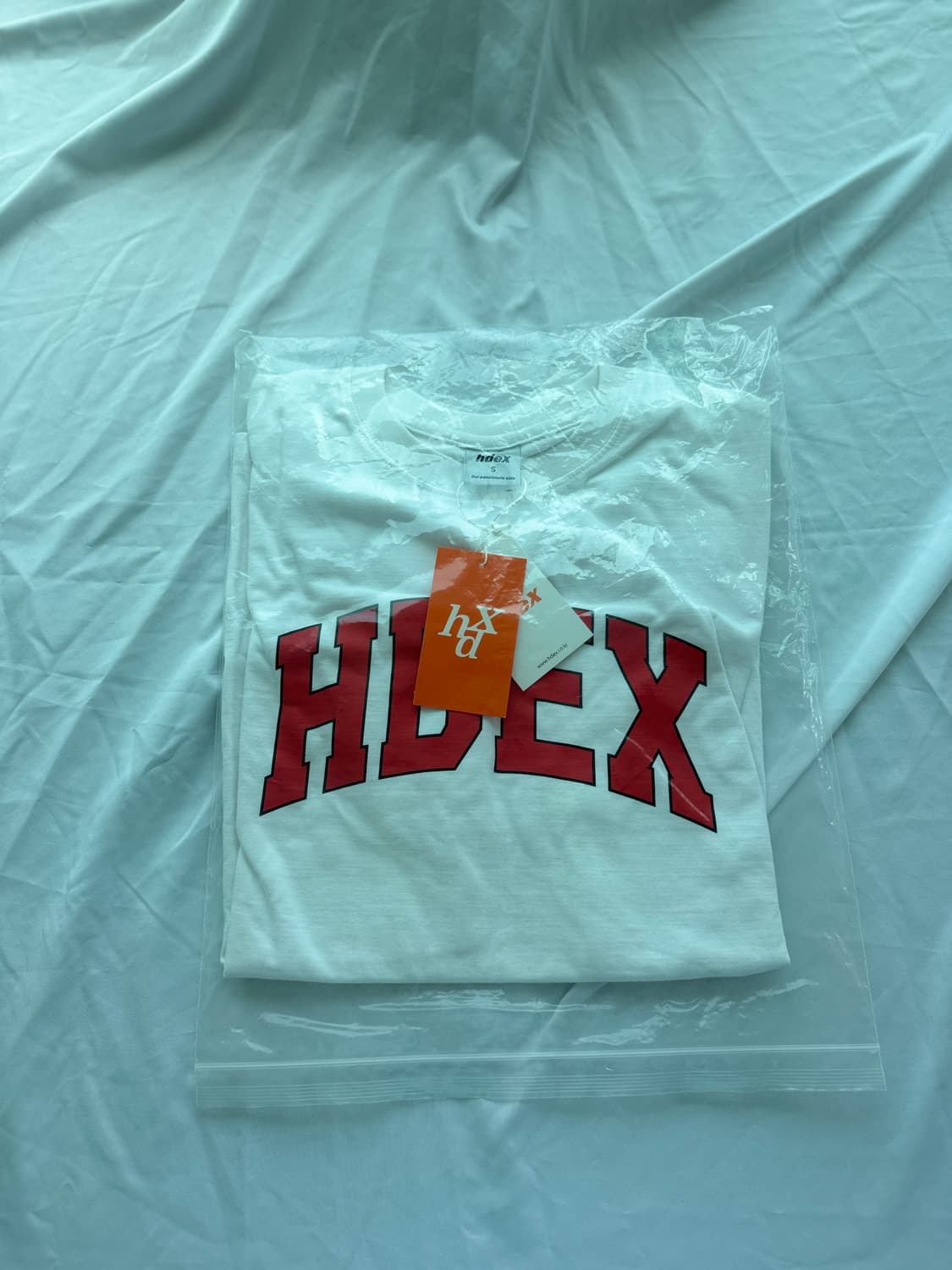 Hdex 로고 화이트 반팔 티셔츠 (새상품) 상품이미지1