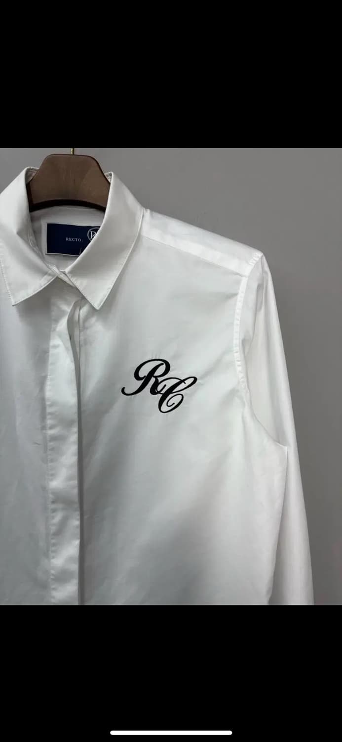 렉토 자수로고 커프스 셔츠 H1647 상품이미지3