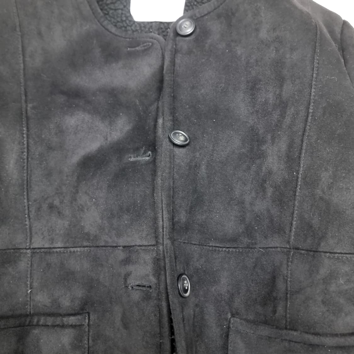 Le 비건스웨이드 뽀글이 블랙자켓(f) 상품이미지3