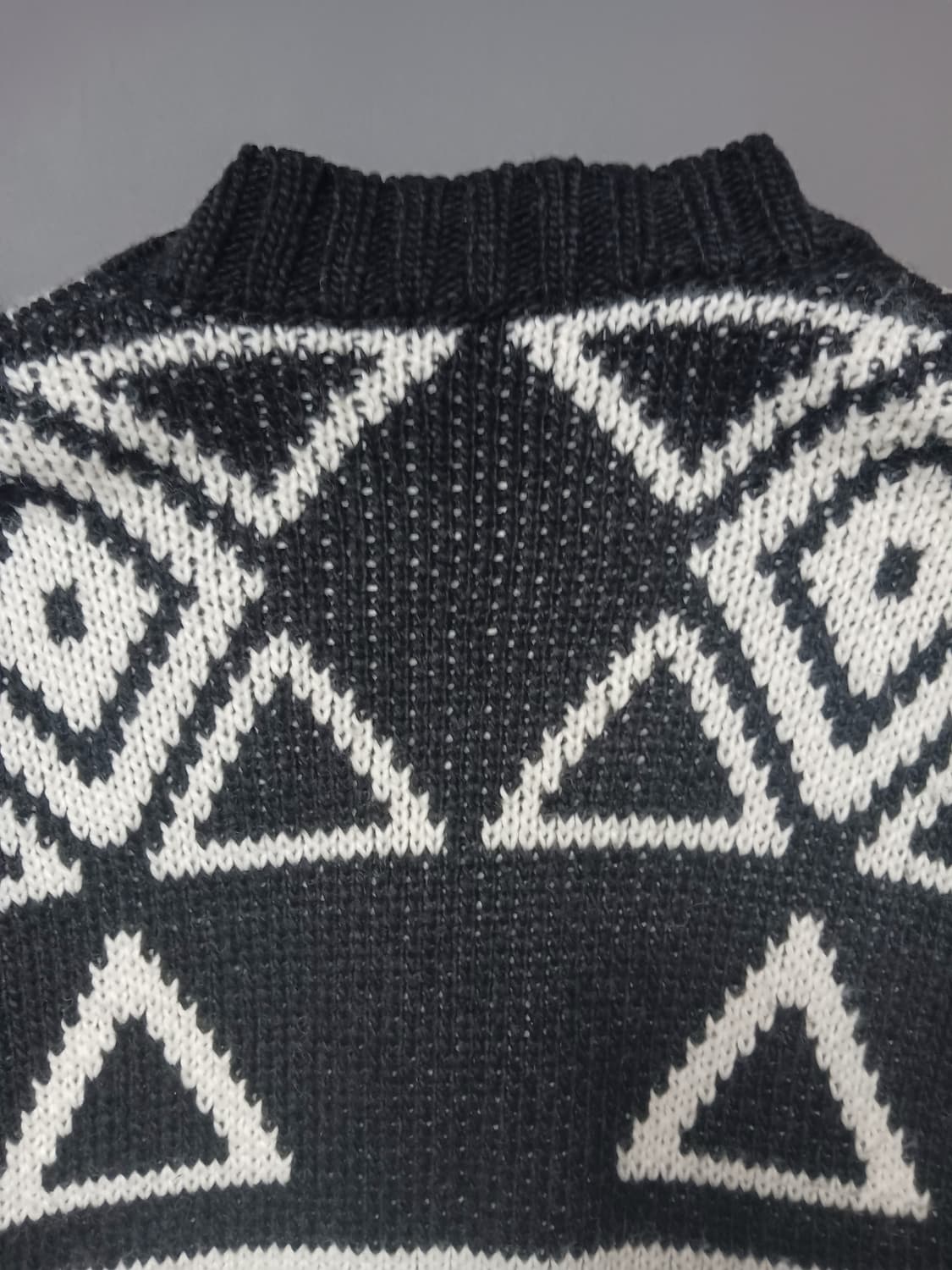 [프리] 뱀파이어 위켄드 패턴 헤비 롱 니트 가디건 오버핏 상품이미지7