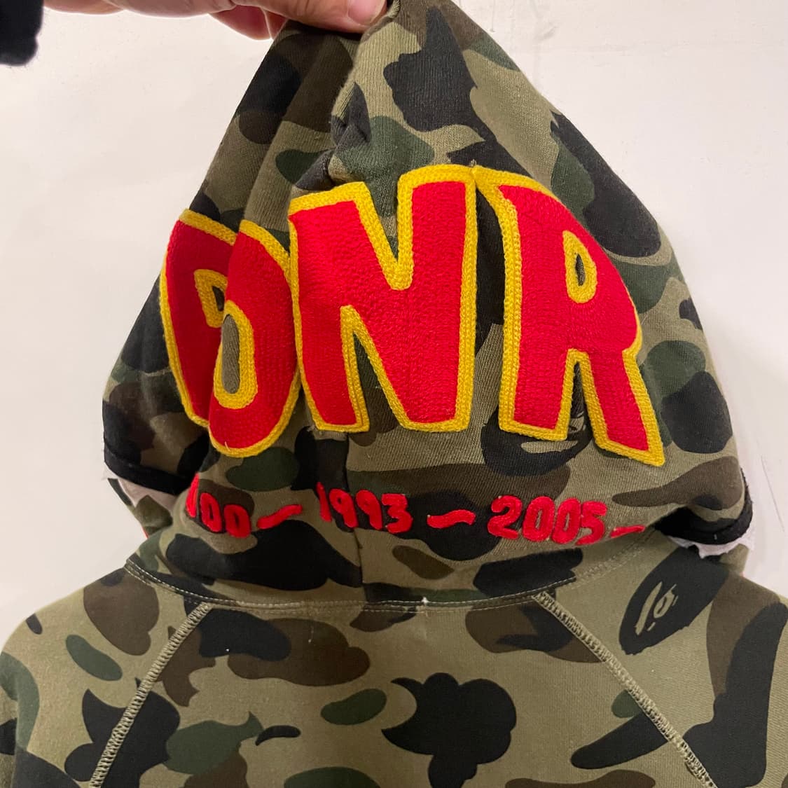 베이프 샤크후드집업 L ponr 상품이미지2