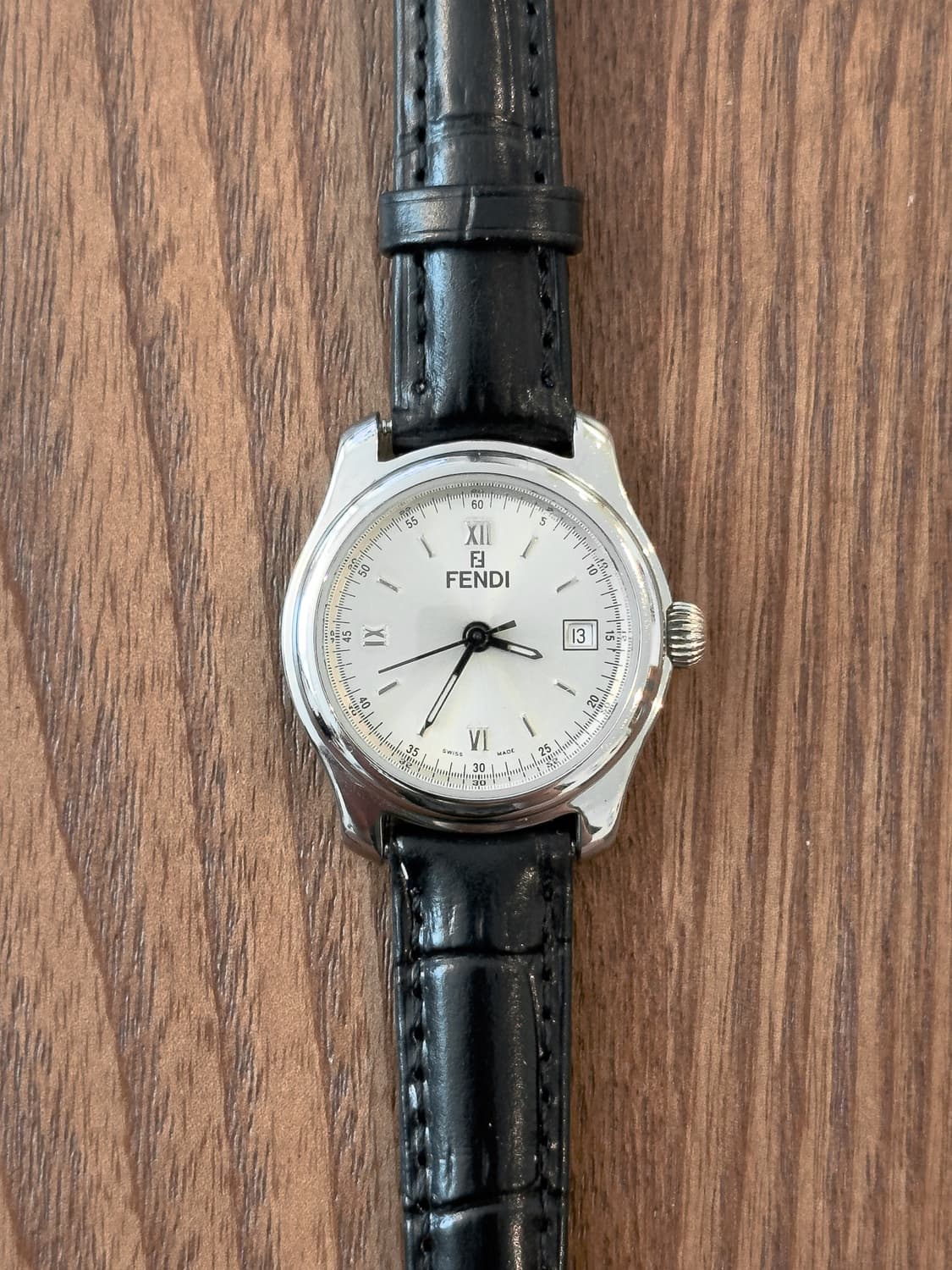 [중고] 펜디 FENDI 210 L 실버 로만 - 90s 빈티지 명품 쿼 상품이미지1