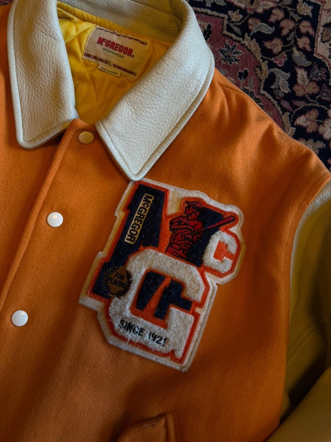 맥그리거 바시티 자켓 100 made in Korea 상품이미지3