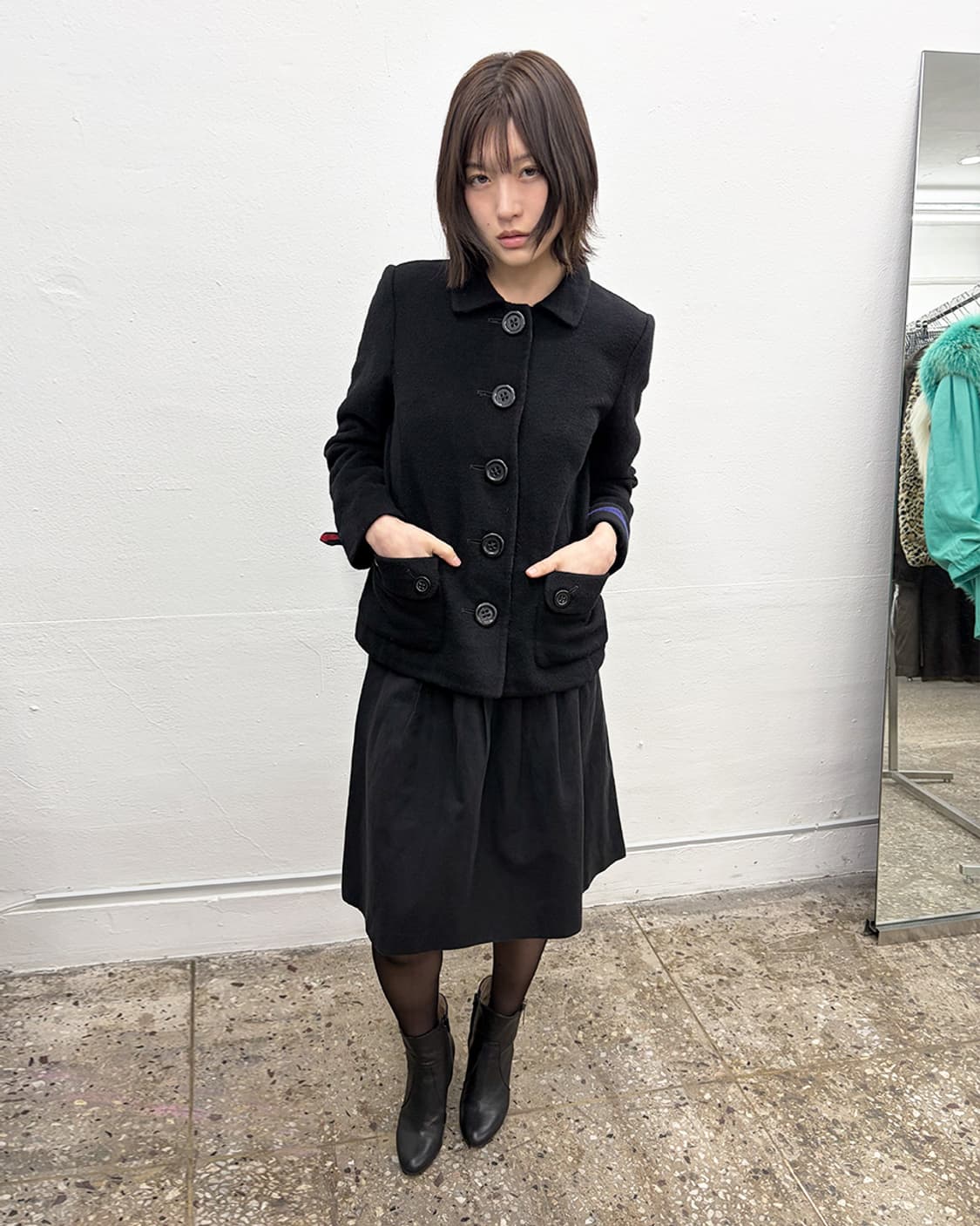 소니아 리키엘 버튼 울 자켓 상품이미지5