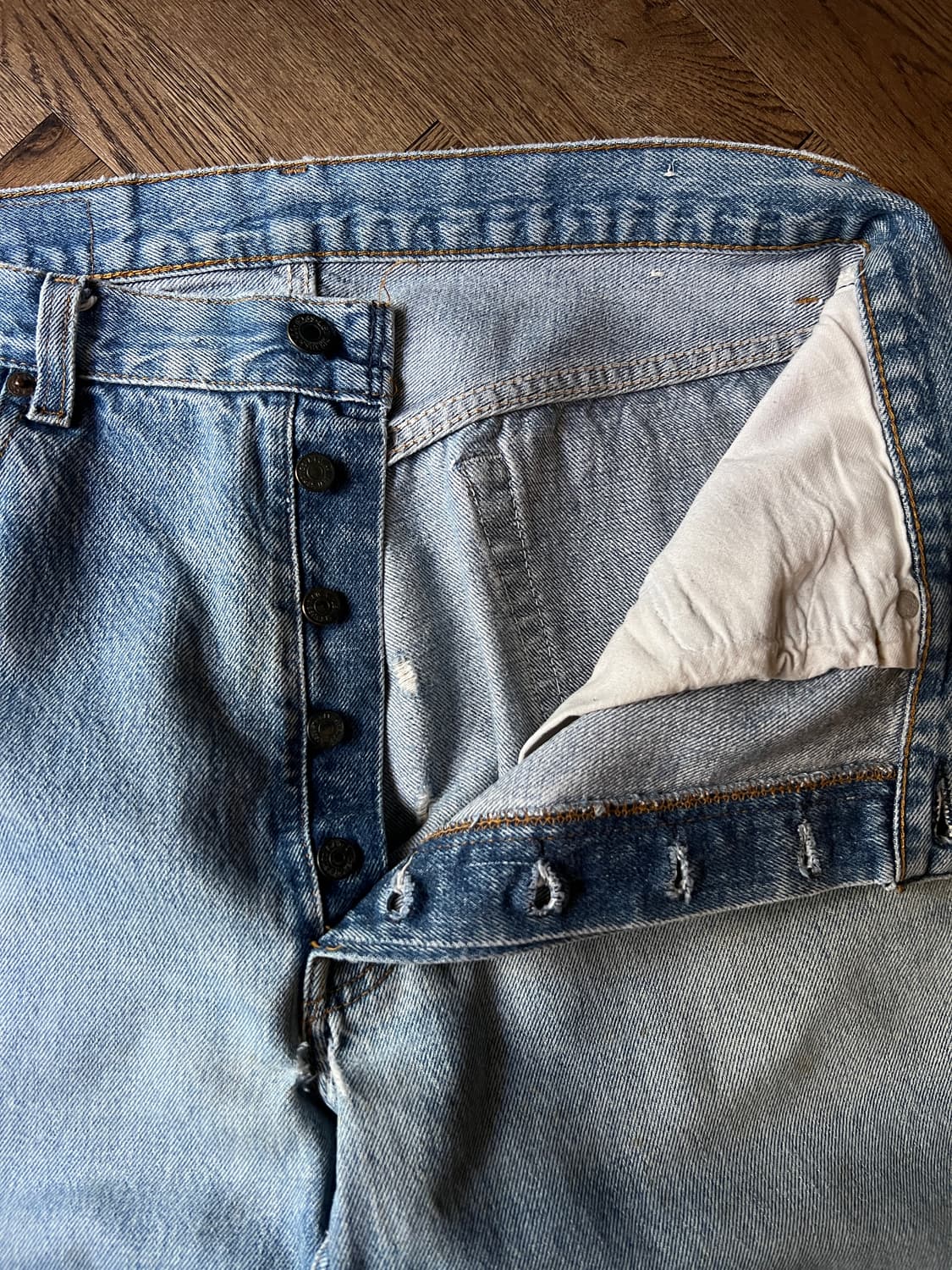 [36]80's 리바이스 501 Made in USA 데님 팬츠 상품이미지3