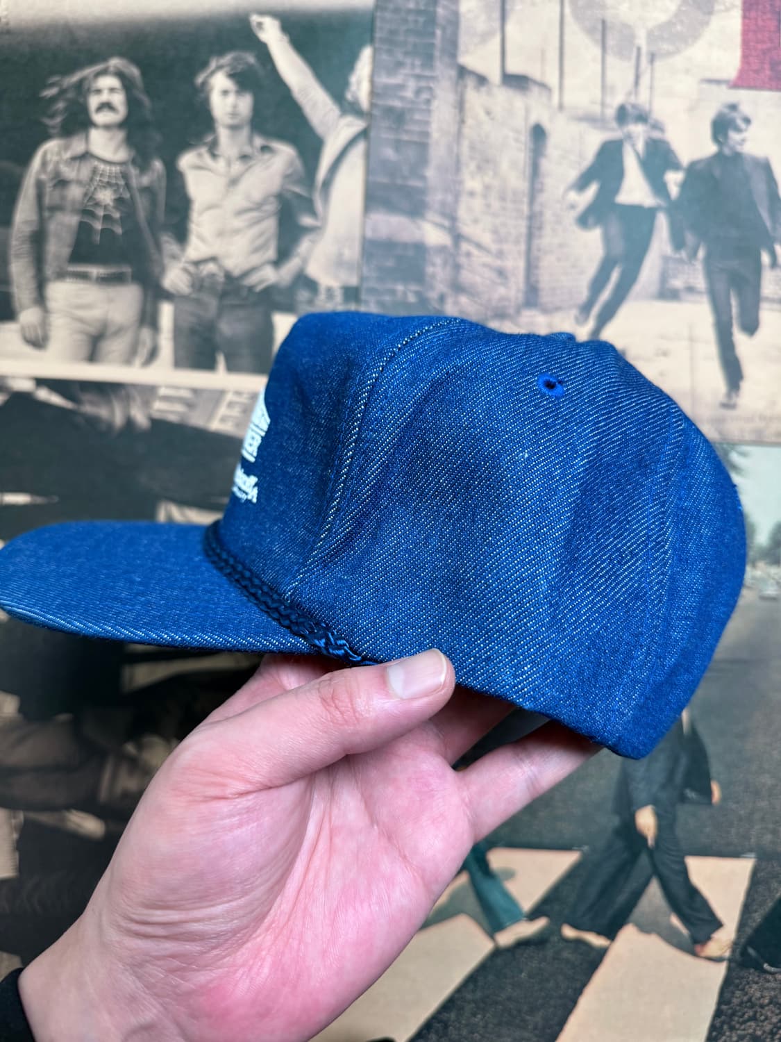 AVISTON LUMBER COMPANY 빈티지 데님 트래커 캡 상품이미지4