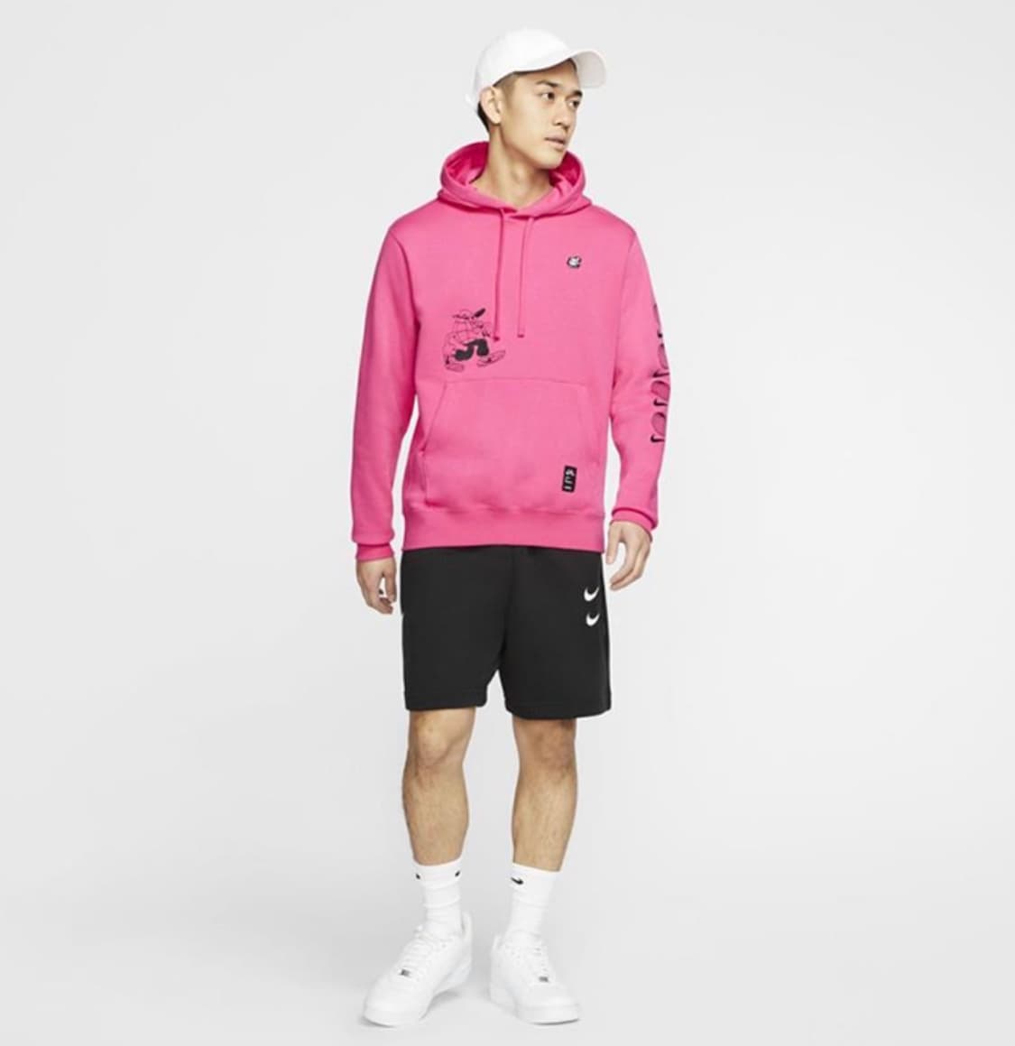  나이키 캐릭터 기모 풀오버 후드티 XL 상품이미지4