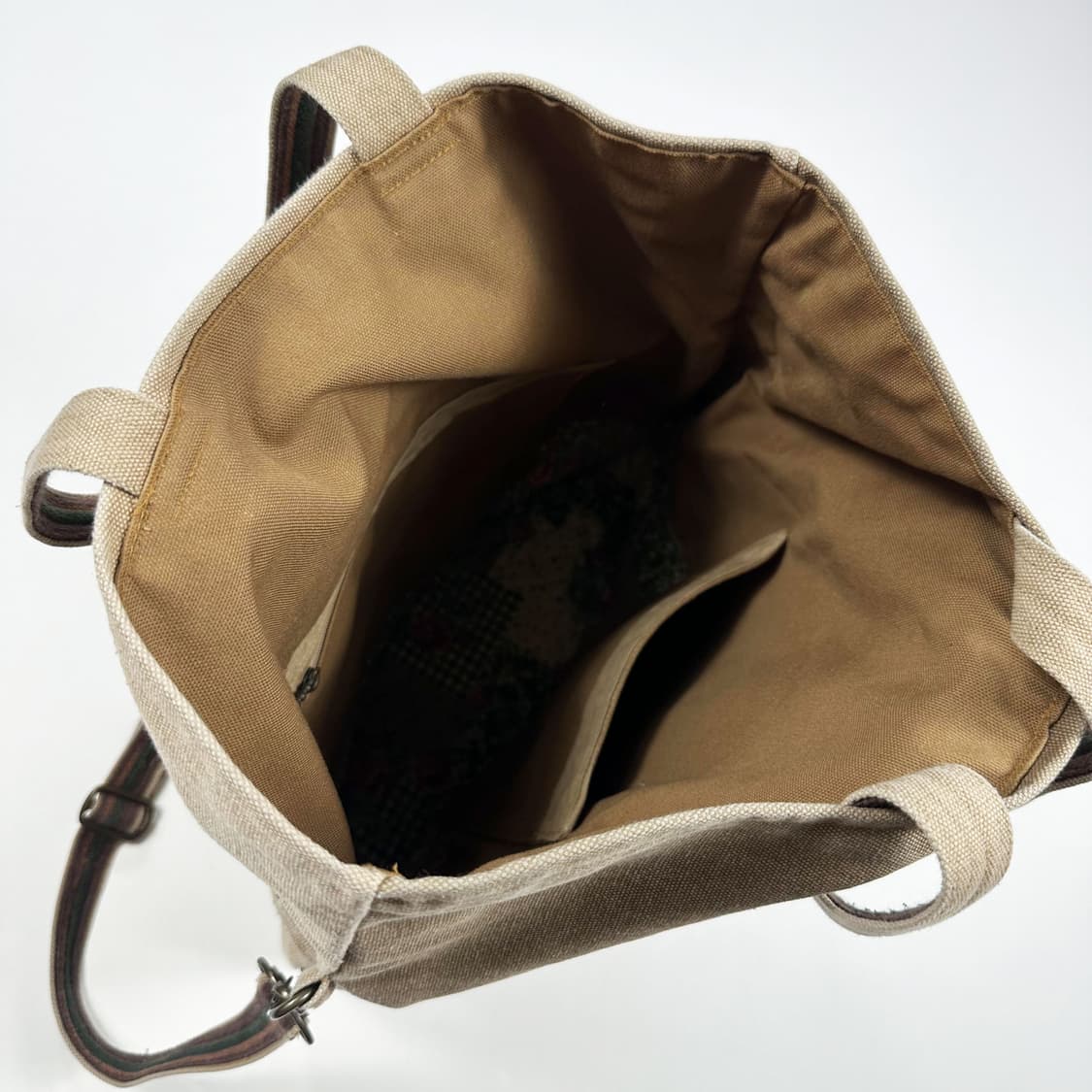 VTG 빈티지 브라운 토트 크로스백 가방 상품이미지4