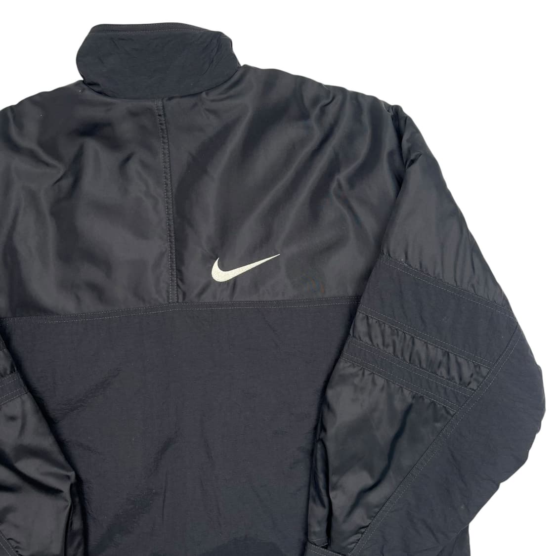 90s 나이키 올드스쿨 스우시 블랙 패딩 자켓 XL 상품이미지5