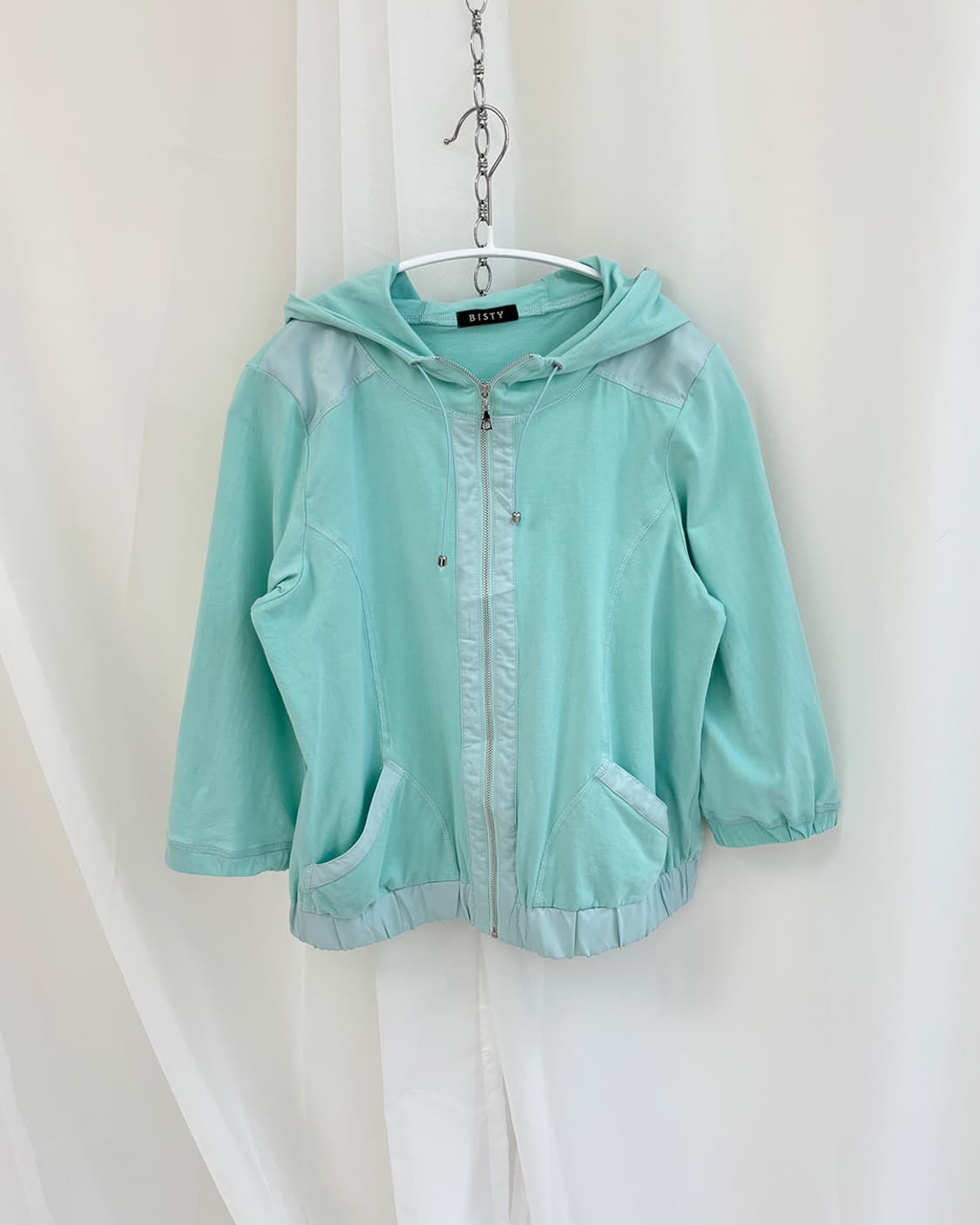 BISTY summer mint crush hoodie zip up 상품이미지4