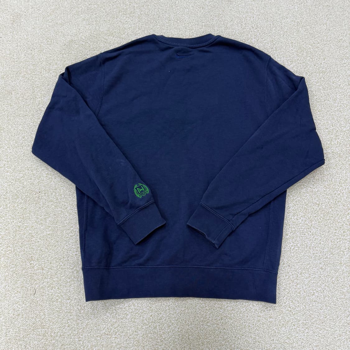 [M] 나이키 미들로고 네이비 맨투맨 1229T2 상품이미지2