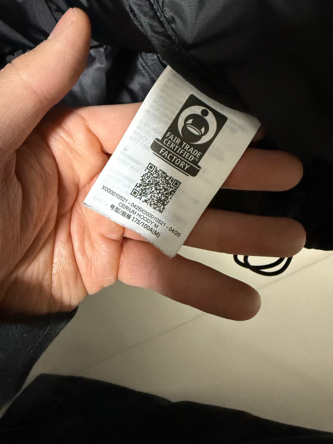 아크테릭스 세륨 후디 블랙 M 상품이미지4