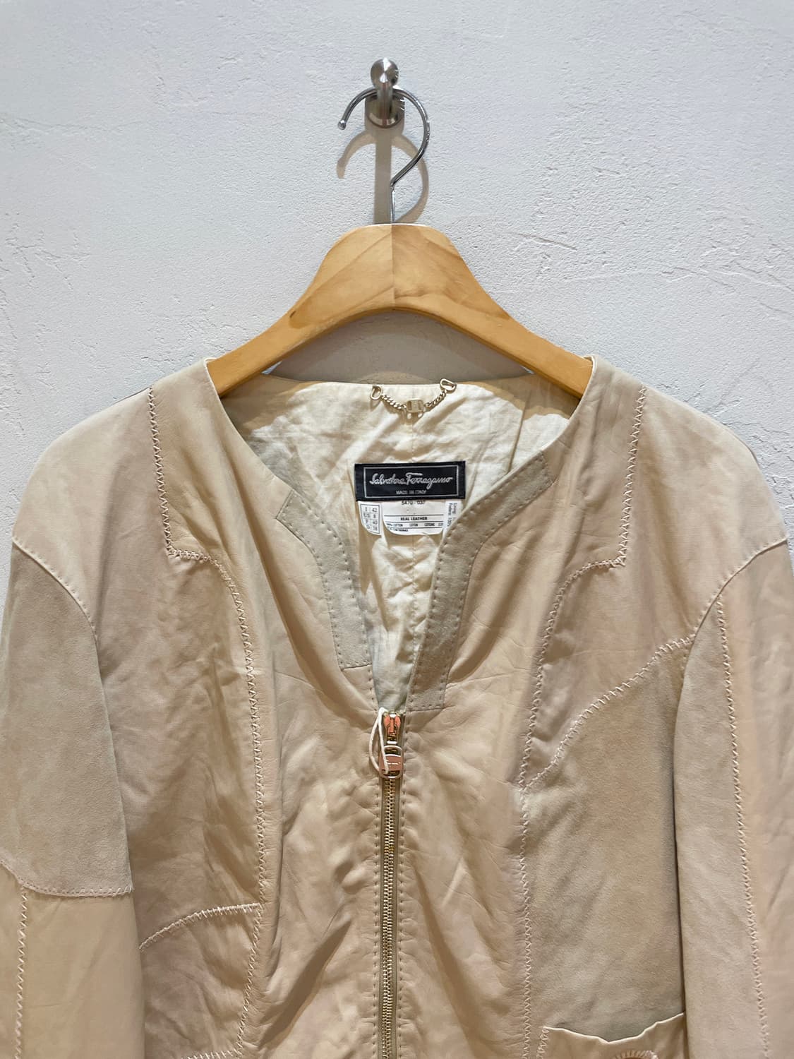 페레가모 투웨이 90's OG 양가죽 자켓 A935 상품이미지2