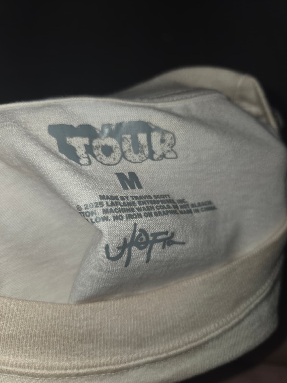 [새상품] 트래비스 스캇 머천 반팔 티셔츠 상품이미지3