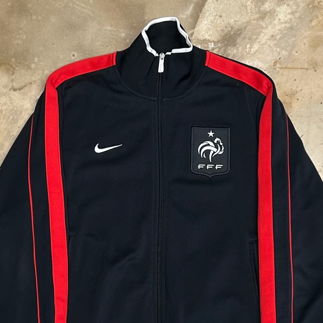 M 나이키 프랑스 국대 레드라인 블랙 트랙탑 상품이미지1