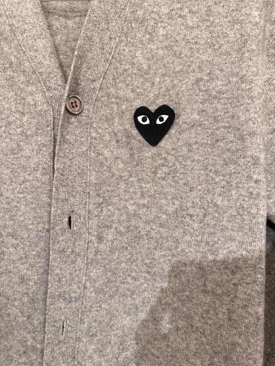 꼼데가르송 가디건 그레이 S 상품이미지4