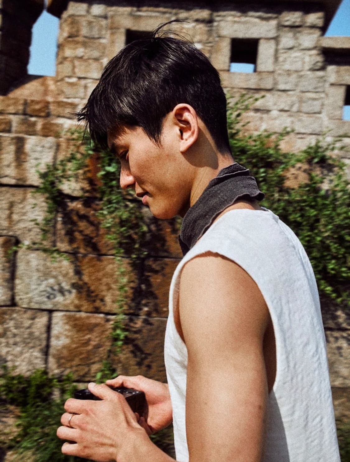 monoprive 텍스쳐드 롤 스카프 상품이미지1