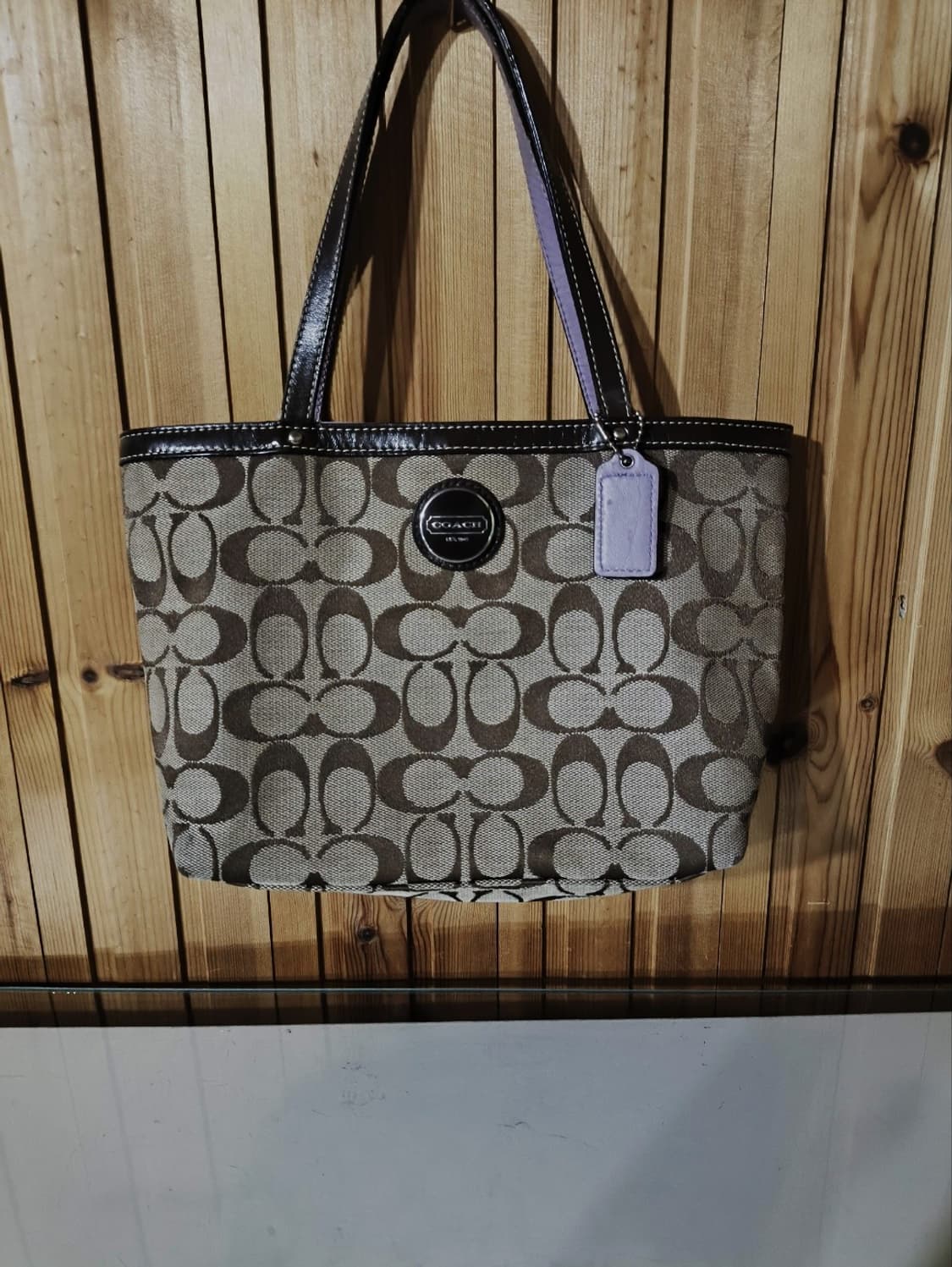 코치 시그니처 미니 토트백 상품이미지1