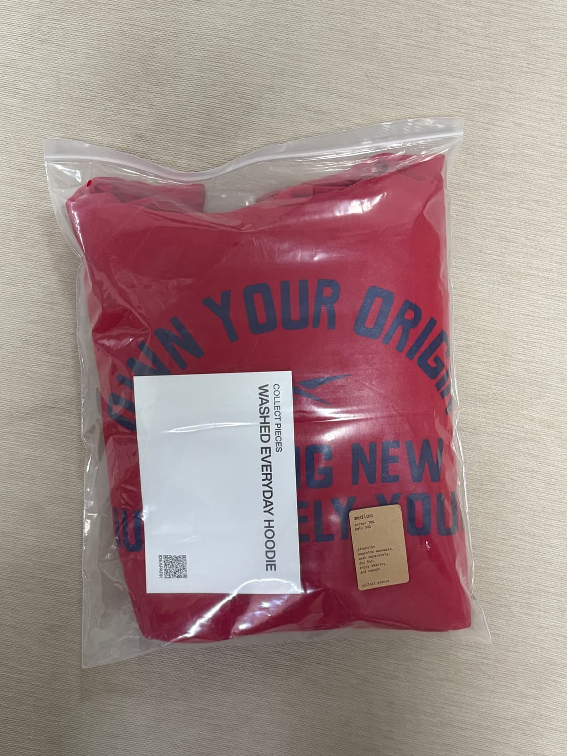 [M]컬렉트피시스 리복 OYO 후드티 상품이미지1