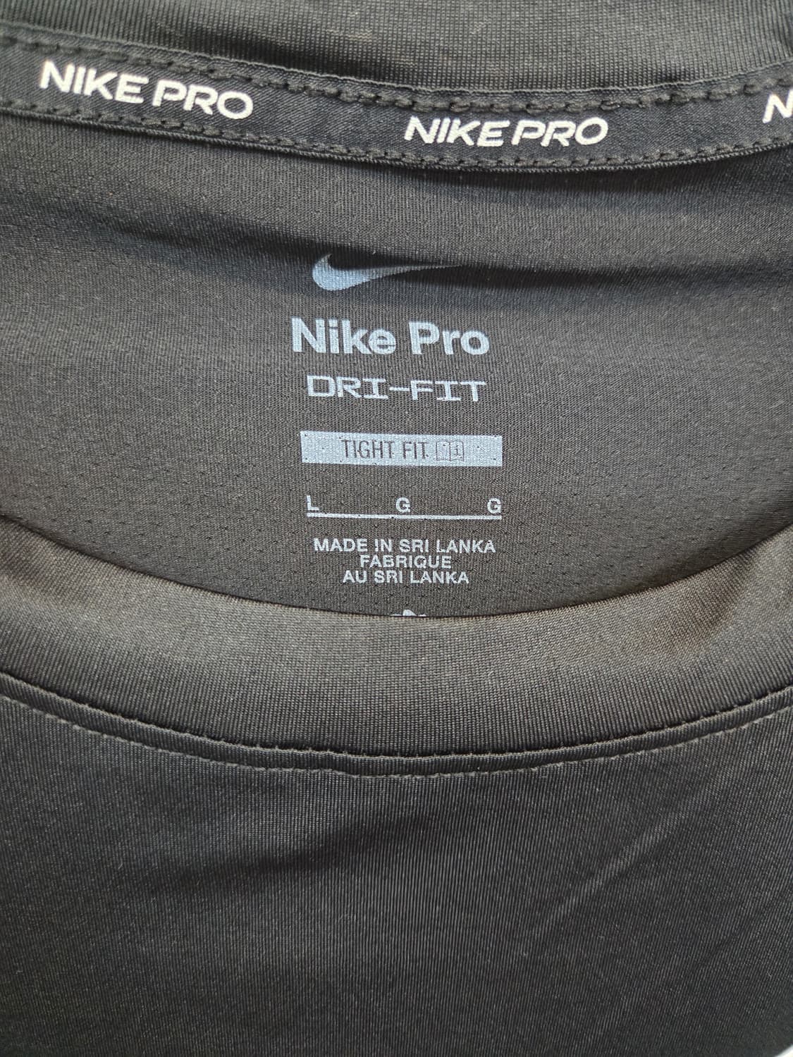 나이키 프로 타이트핏 기능성 긴팔 L 상품이미지3