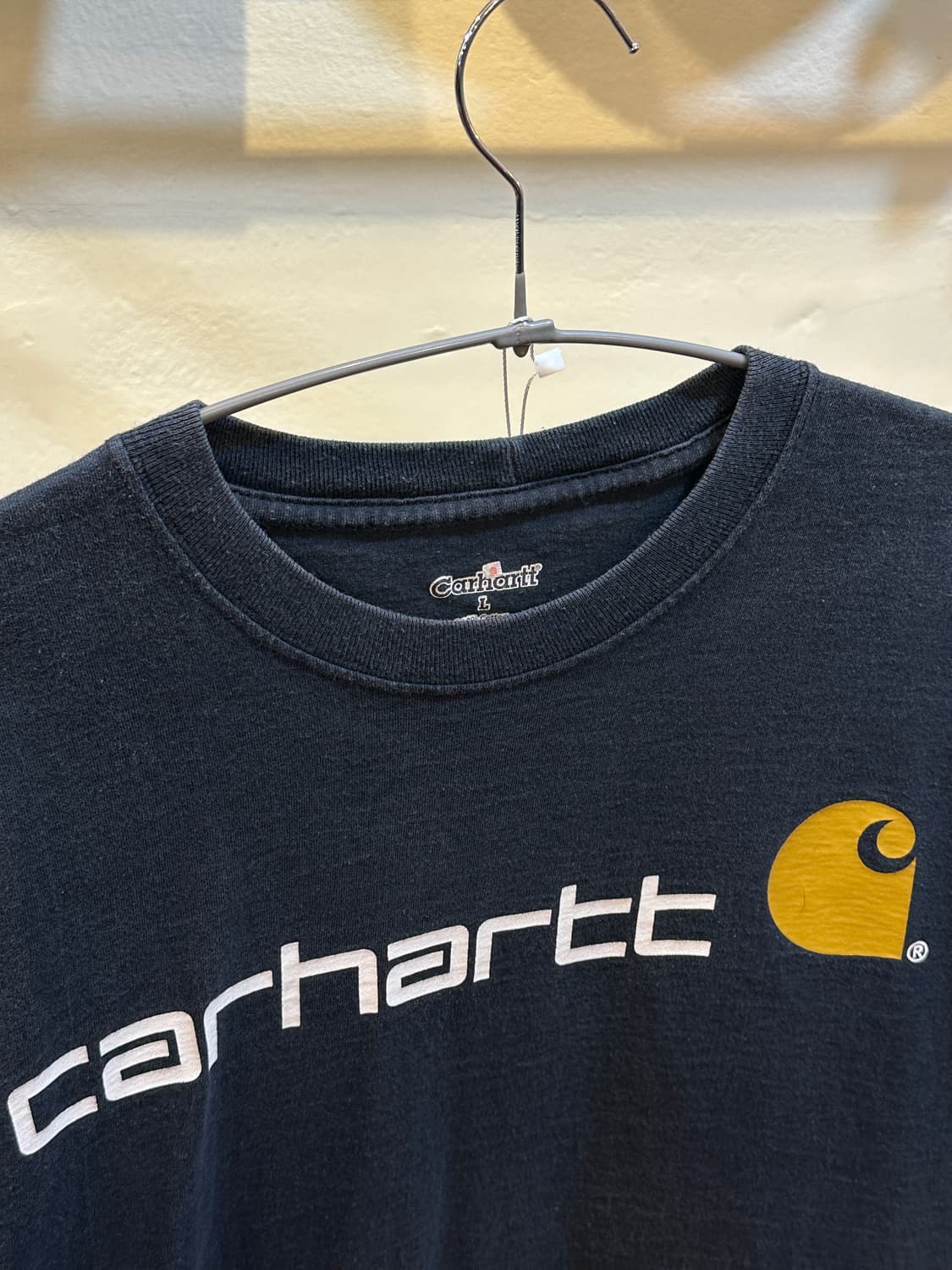 칼하트 스펠아웃 로고 반팔 티셔츠 네이비 L 상품이미지2
