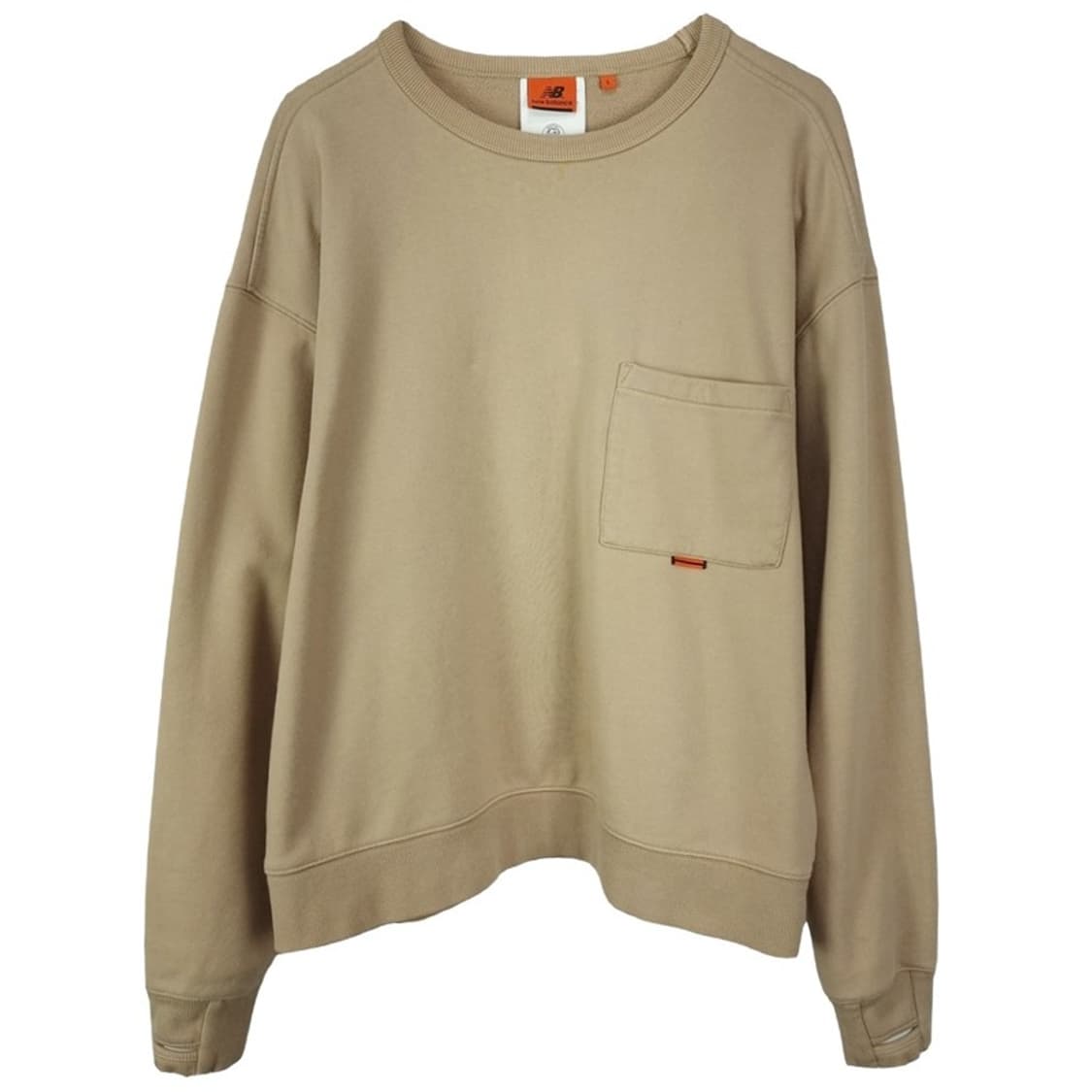 [뉴발란스] 호텔 SSC 오버핏 맨투맨 베이지 M19284 상품이미지2