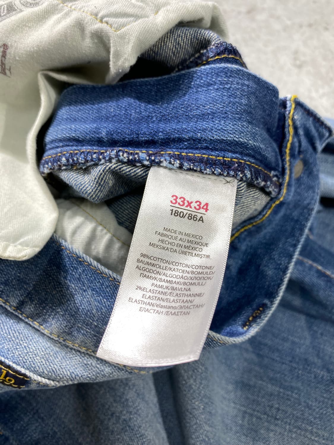 [34] Polo Ralph Lauren폴로 랄프로렌 셀비지 데님팬츠 상품이미지9