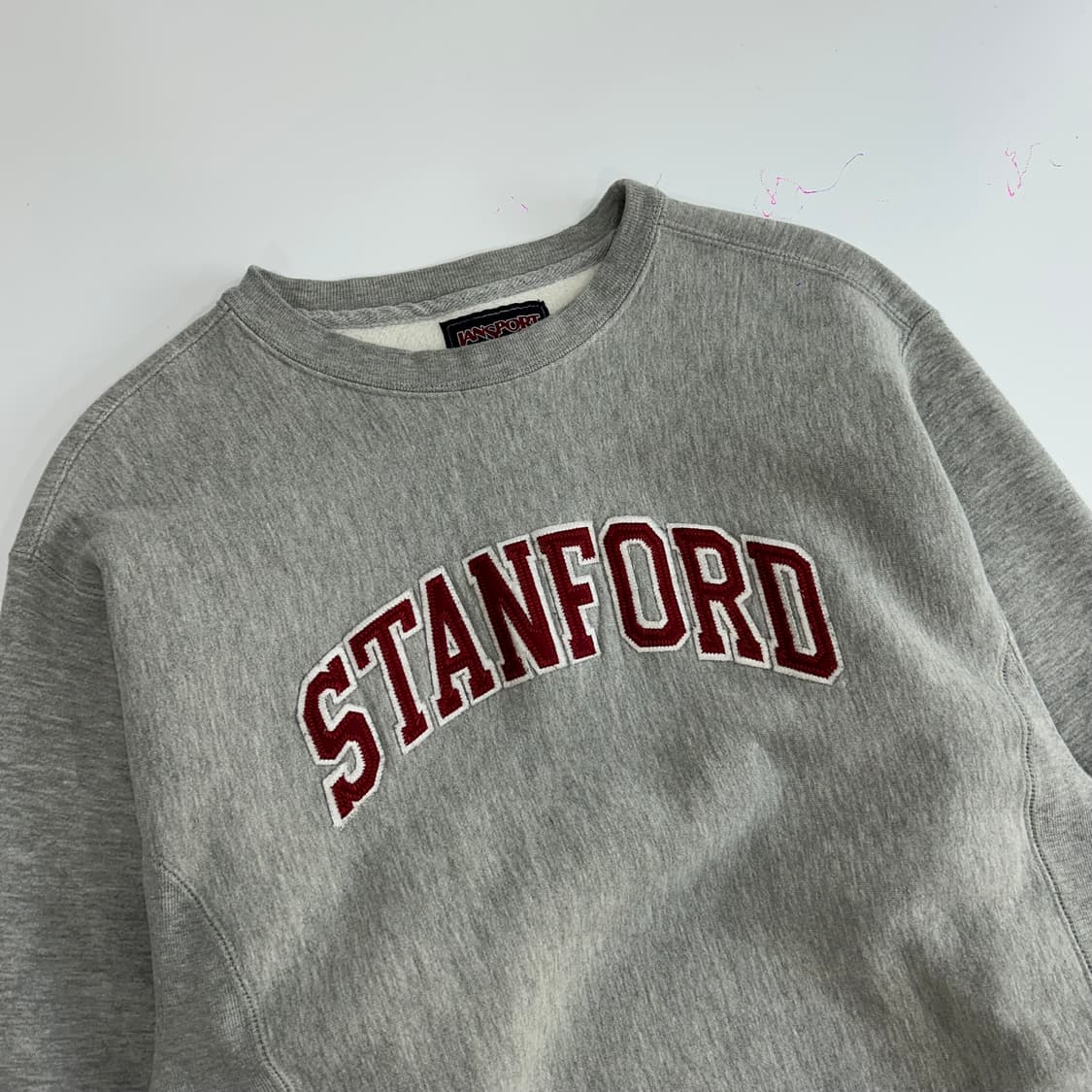 Jansport 잔스포츠 스탠포드 그레이 맨투맨 상품이미지4