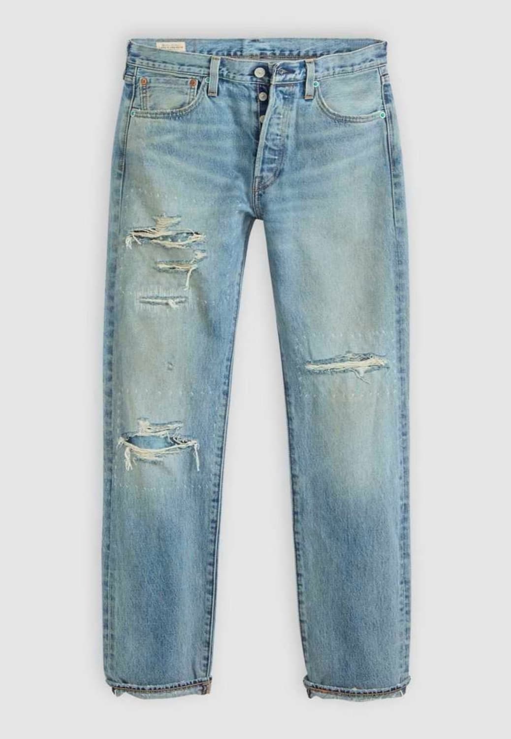 [30x30] 리바이스 501 터 콰이즈 리벳 셀비지 새상품 상품이미지1