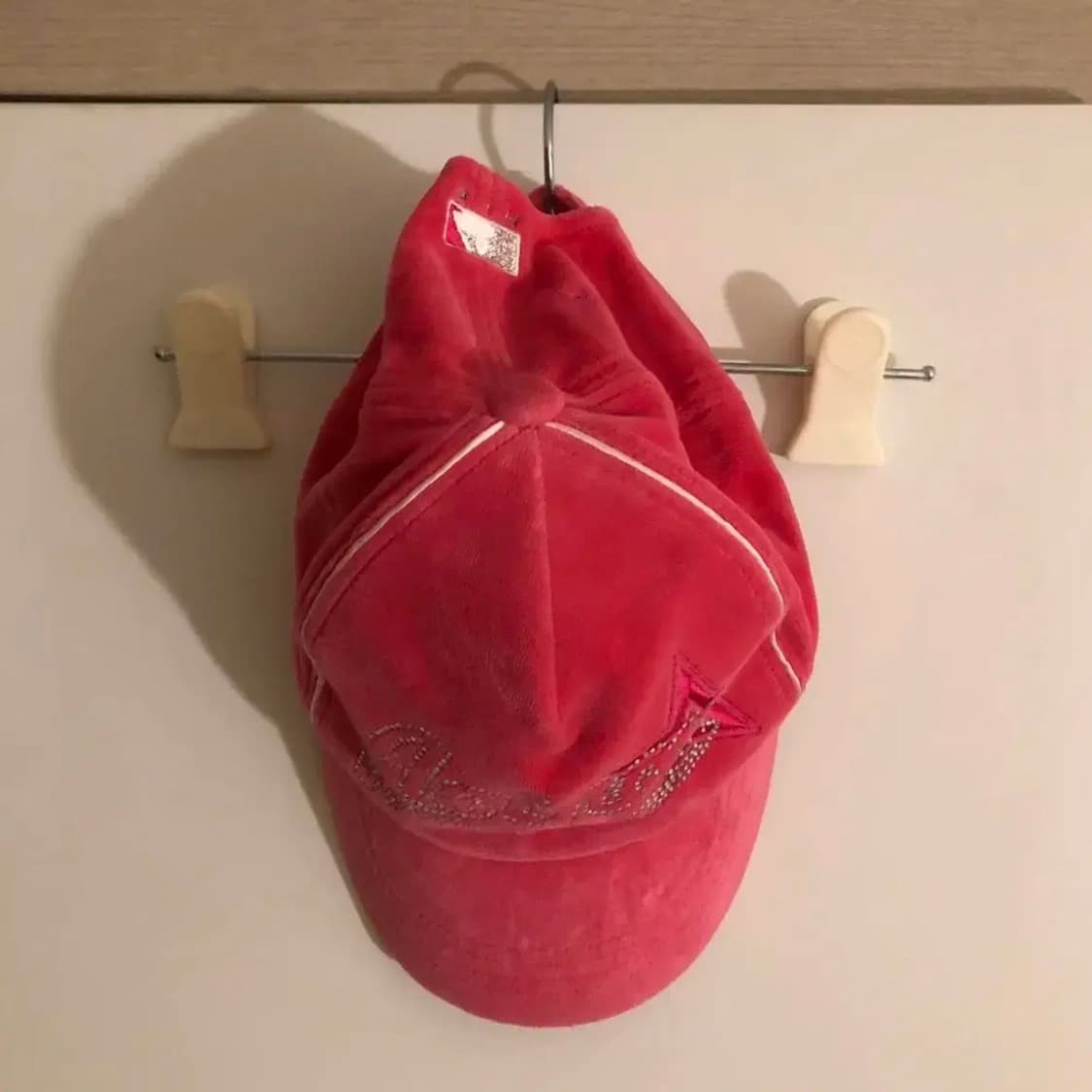 MLB 빈티지 y2k 키치 하이틴 벨벳 캡 상품이미지3