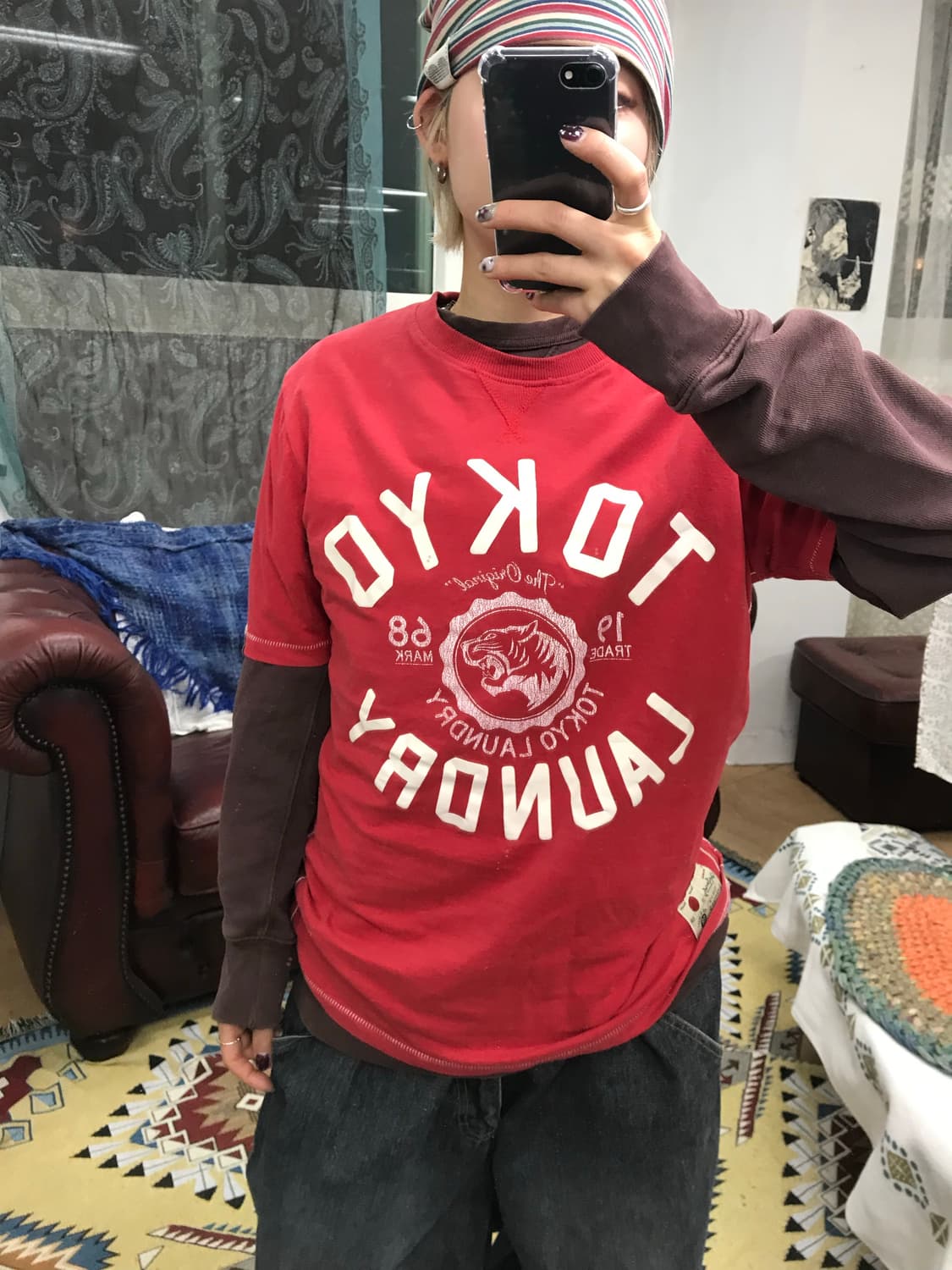 Tokoy 여성 스티치 반팔 티 (Z1046) 상품이미지1