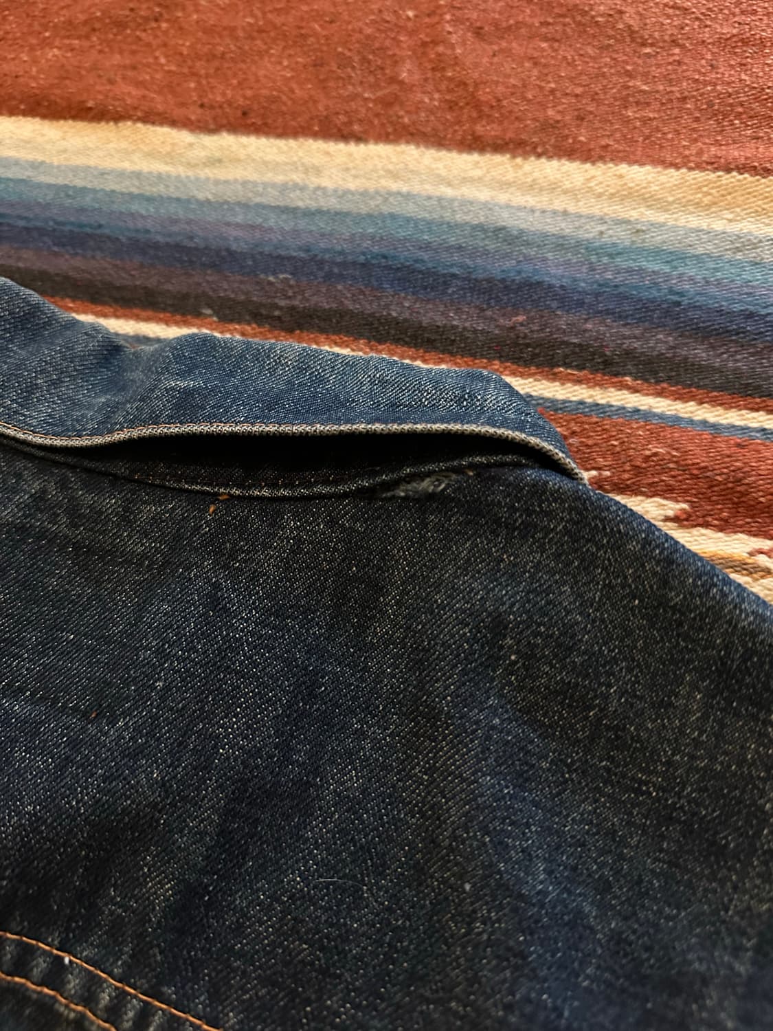 70s USA Levis 70505 Big E Denim Jacket 상품이미지8