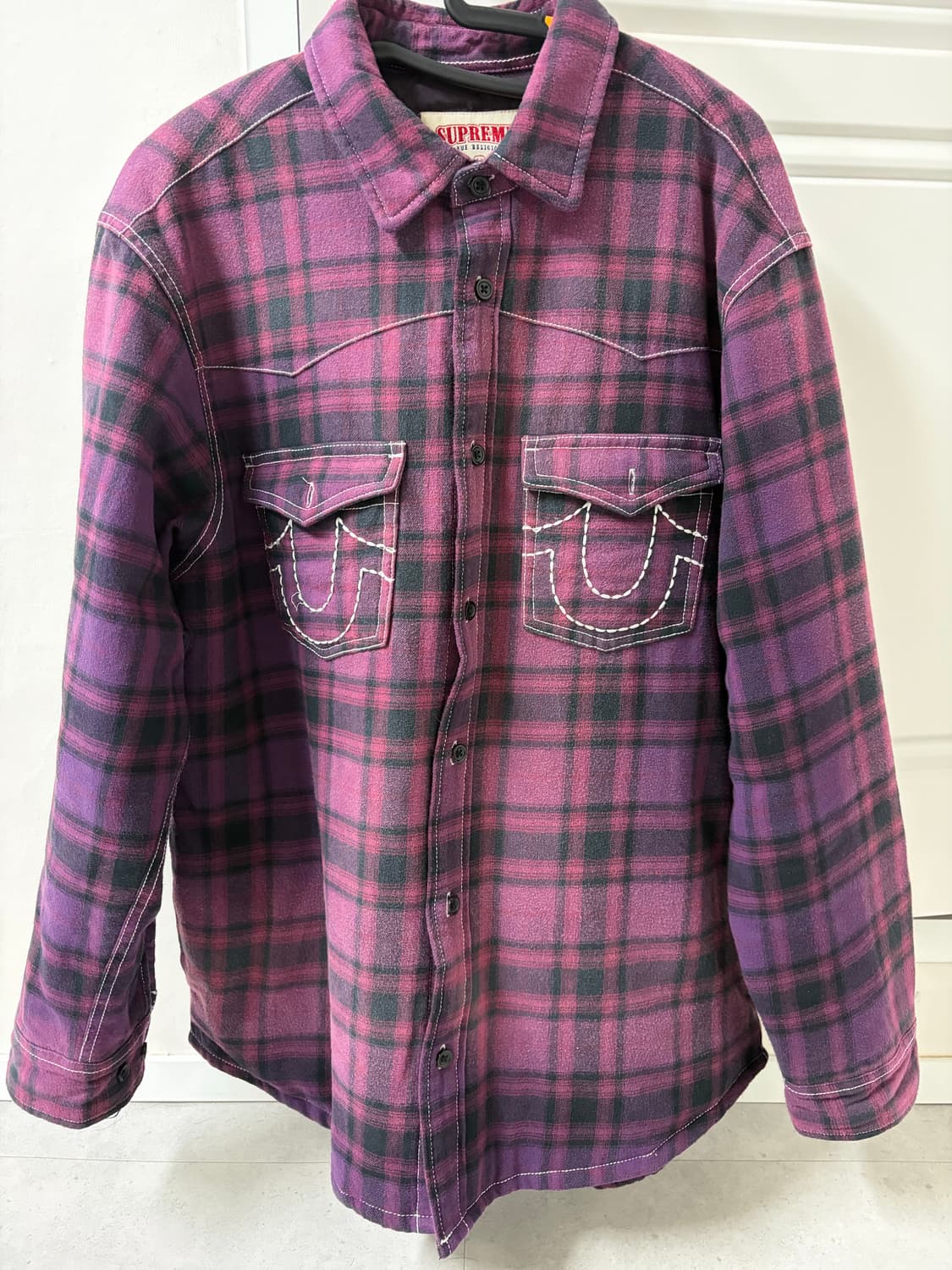 슈프림 x 트루릴리전 25FW 플란넬 셔츠 미디움 상품이미지1