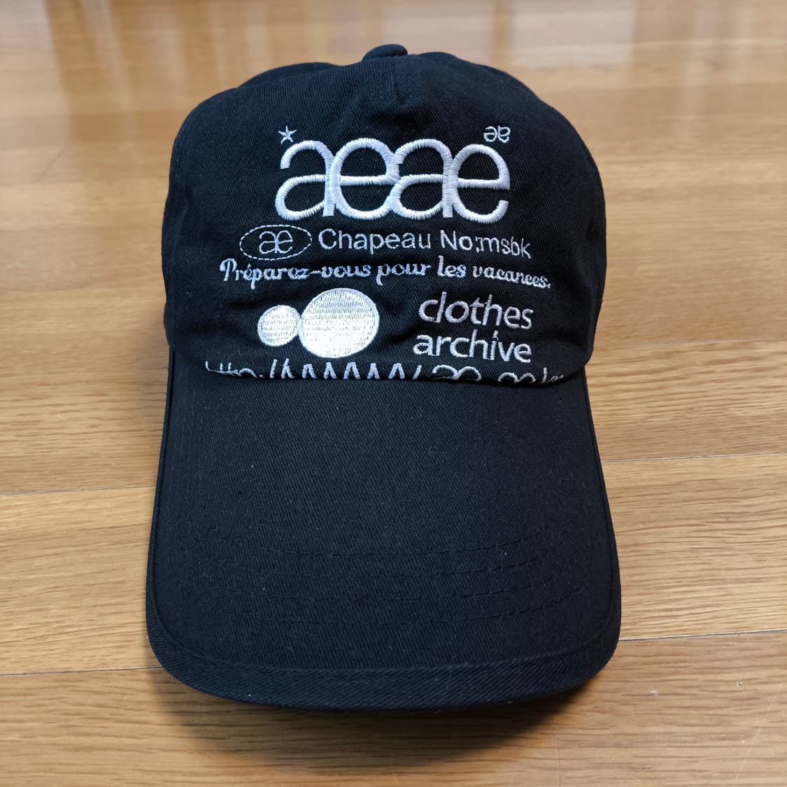 aeae 에이이에이이 웹 로고 5 패널 볼캡 상품이미지2