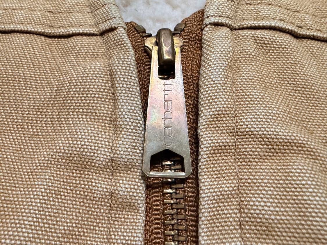 (M) 칼하트 V03 브라운 덕 캔버스 쉐르파 워크 베스트 상품이미지6