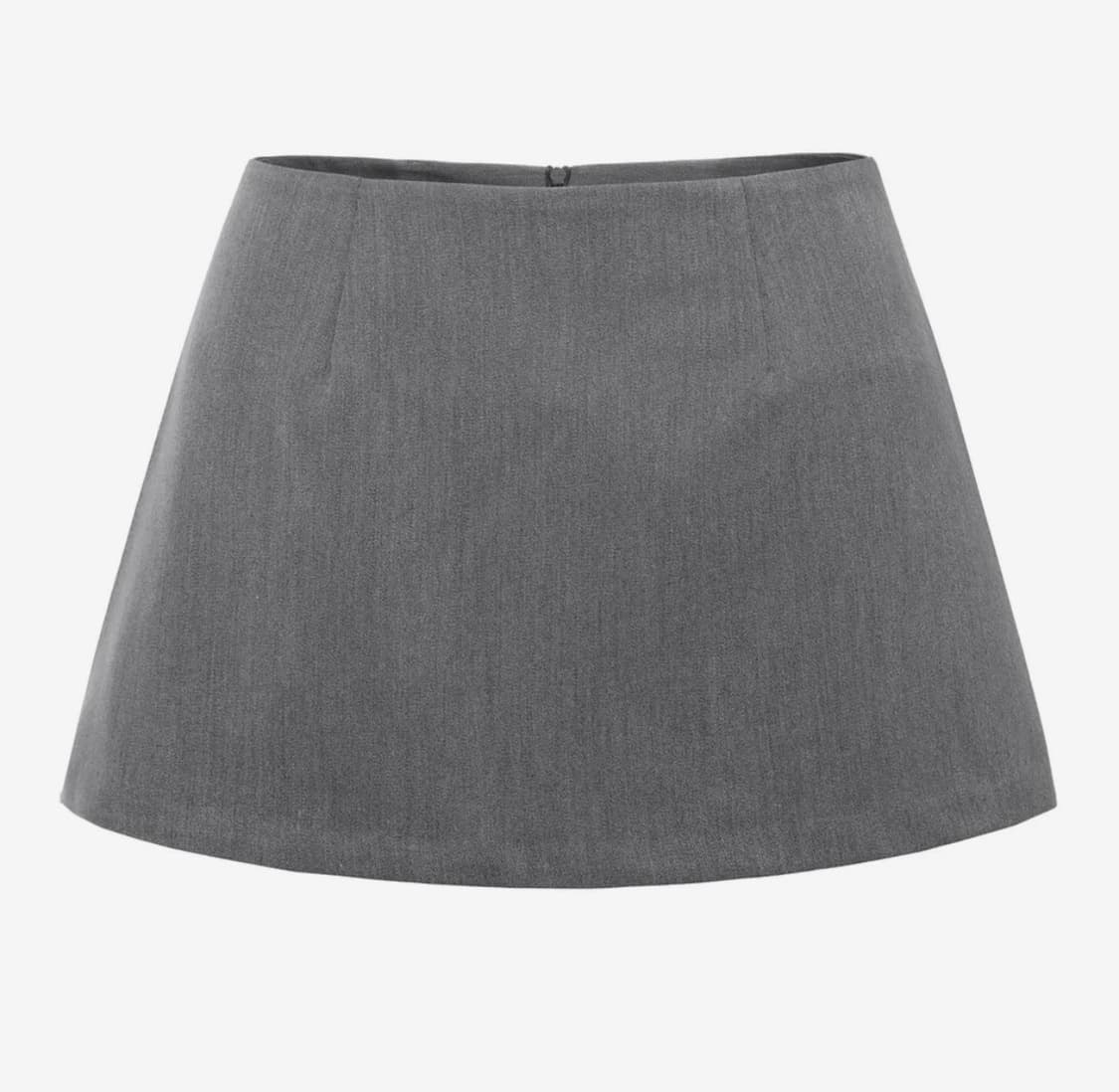 새상품 카키포인트 미니 스커트 팬츠 그레이 S 상품이미지1