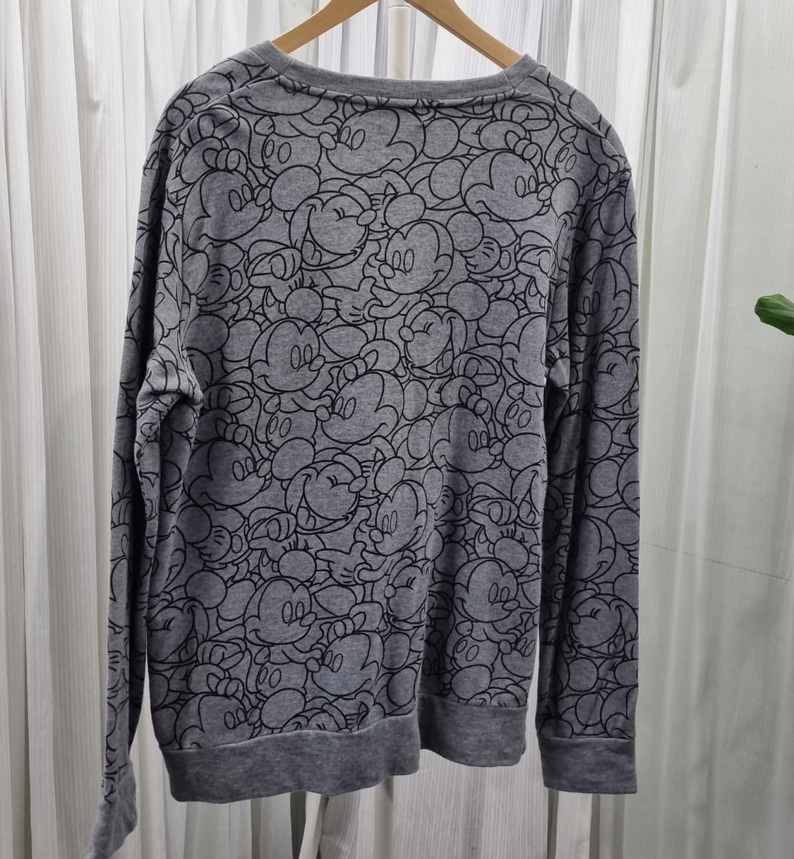 도쿄 Disney 미키마우스 패턴 코튼 가디건 1839 상품이미지3