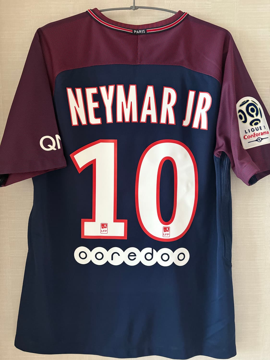 17-18 PSG 네이마르 데뷔 홈 유니폼 정품 상품이미지5