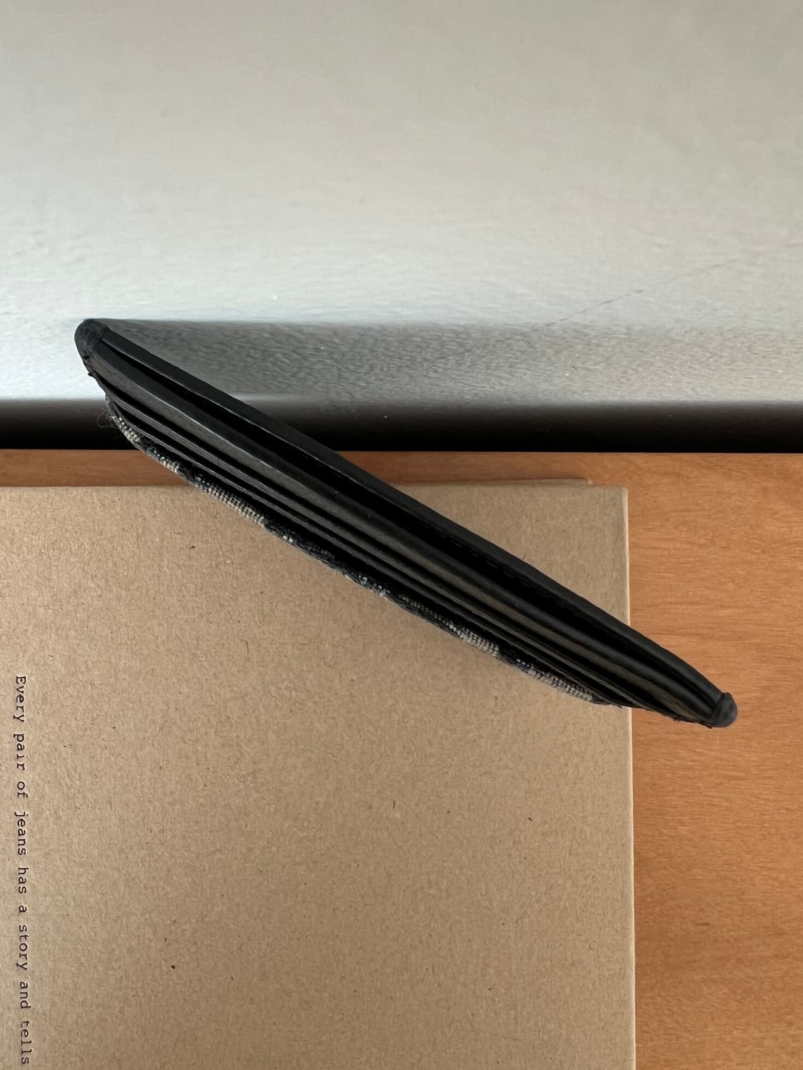 디올 오블리크 자카드 카드 지갑 상품이미지3