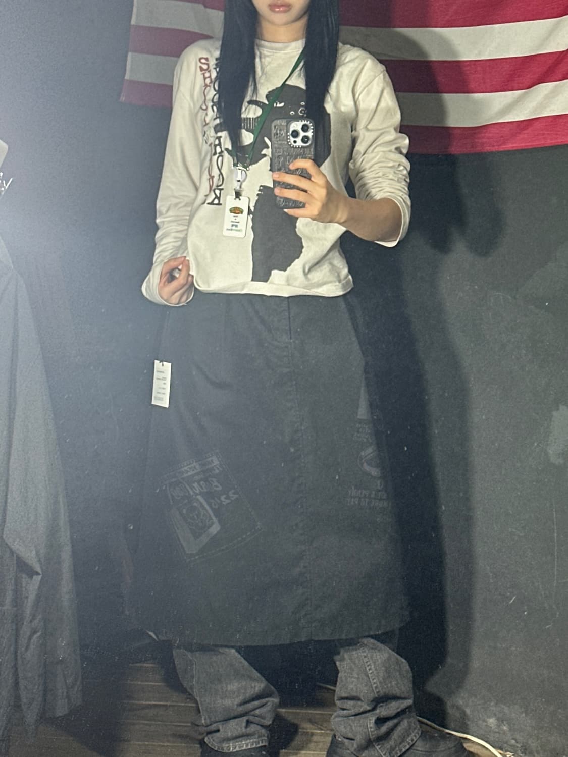 HYSTERIC GLAMOUR 히스테릭 글래머 롱스커트 (S) 상품이미지8