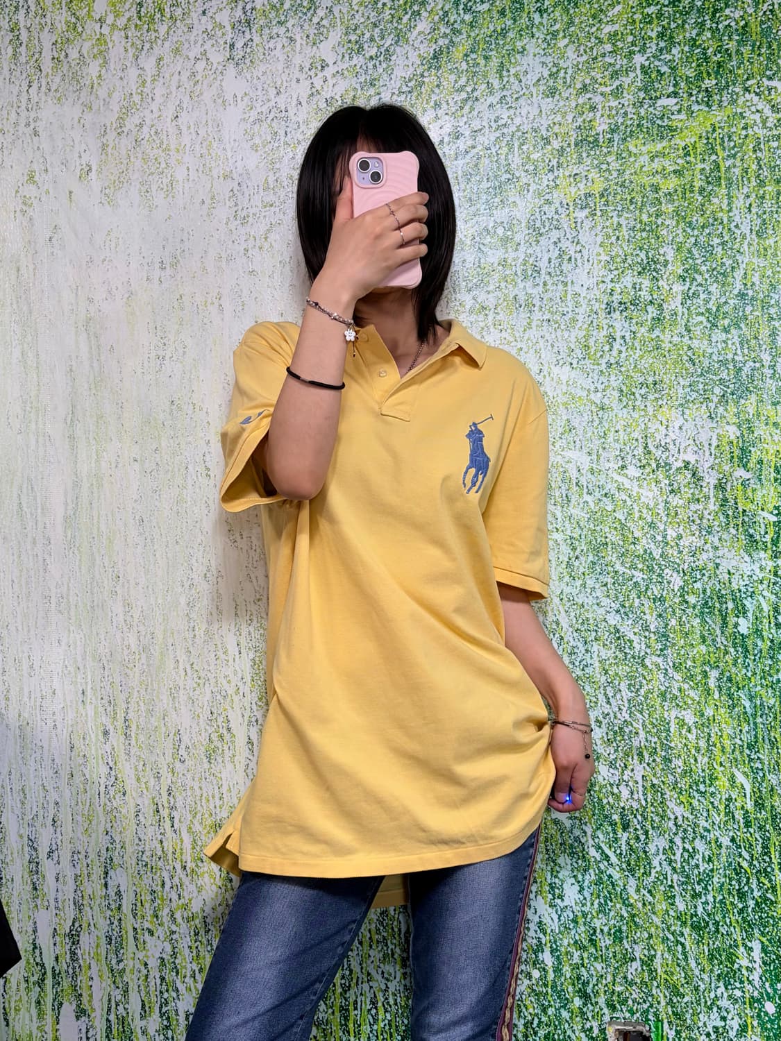 폴로 빅포니 치프키프 옐로우 노랑 반팔 카라 티셔츠 XL 상품이미지2